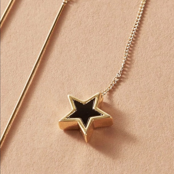 Star Threader Drop Earrings - Picture 3 of 3